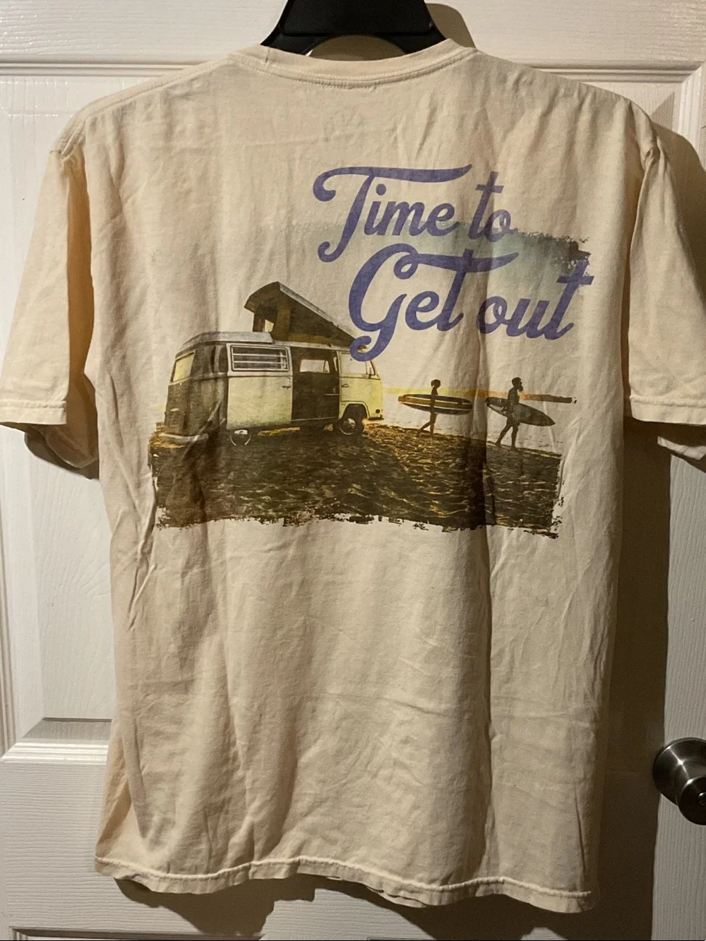 Volkswagen 'Time to Get Out' Short Sleeve Tee with Backhit